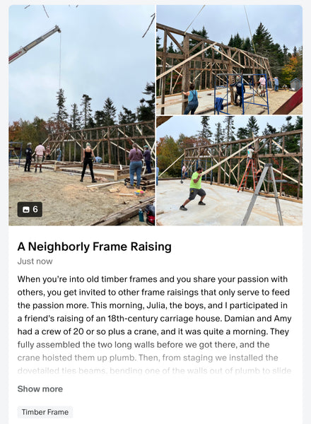 A Neighborly Frame Raising
