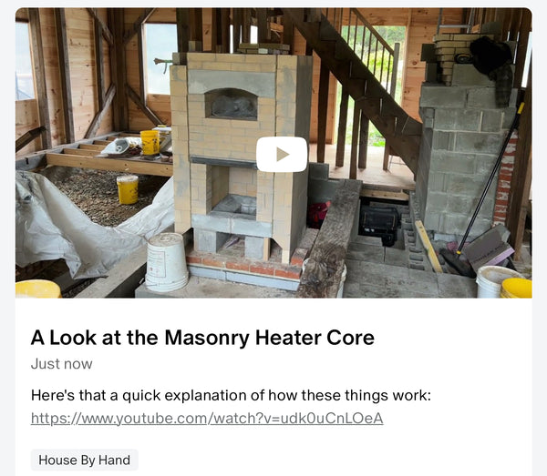 A Look at the Masonry Heater Core
