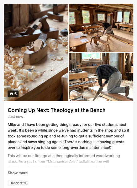Coming Up Next: Theology at the Bench