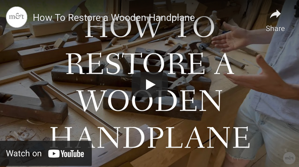 Video: How to Restore a Wooden Handplane