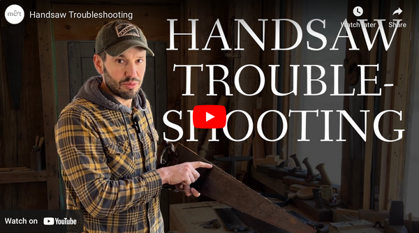Video: Handsaw Troubleshooting