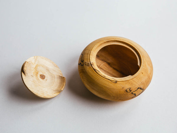 Pole-lathe Lidded Box