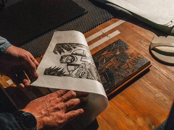 Issue 16 T.O.C. – Stefan Wolf – “Woodblock Printmaking”