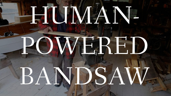 Watch a Human-powered Bandsaw at Work