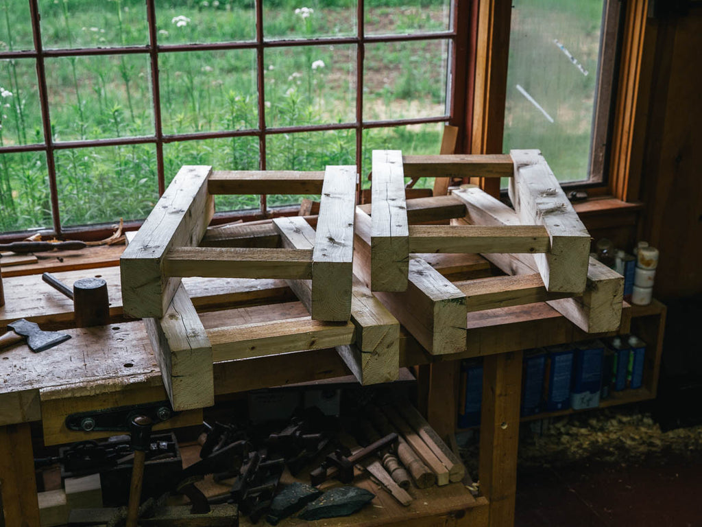 Drawboring Drawboring the Workbenches – Mortise & Tenon Magazine