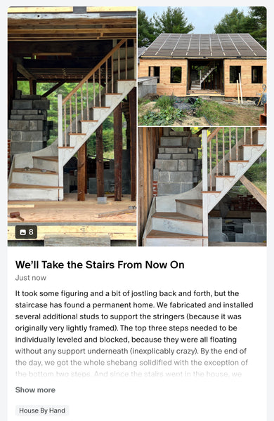 We’ll Take the Stairs From Now On