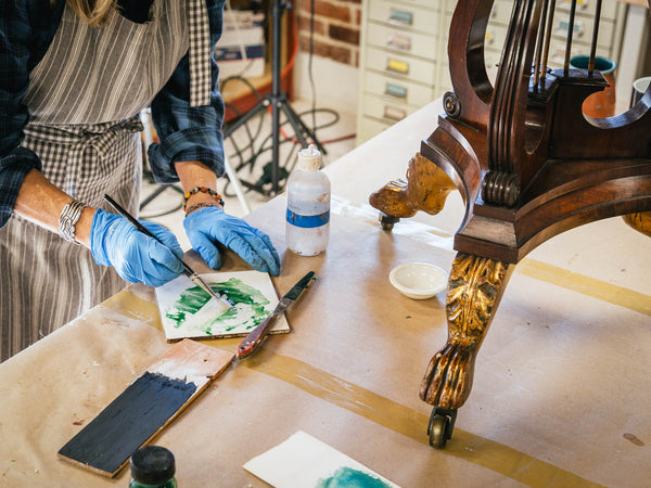 Issue Four T.O.C. – “Entrusted to Our Care: An Interview with Furniture Conservator Christine Thomson”