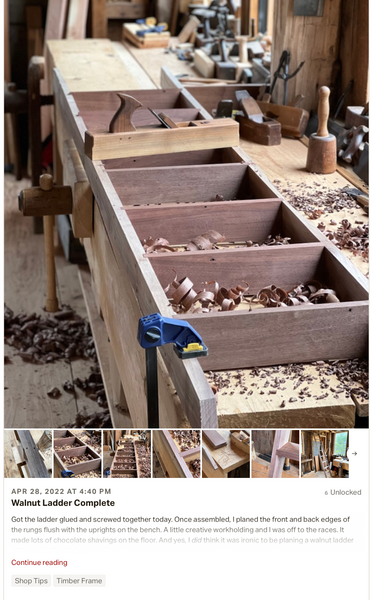 Walnut Ladder Complete