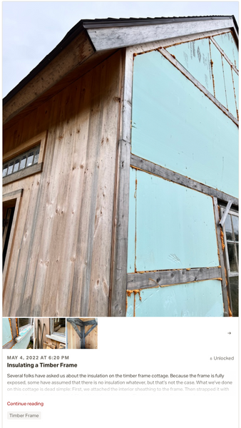 Insulating a Timber Frame
