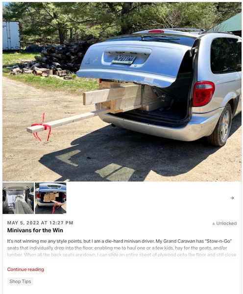 Minivans for the Win