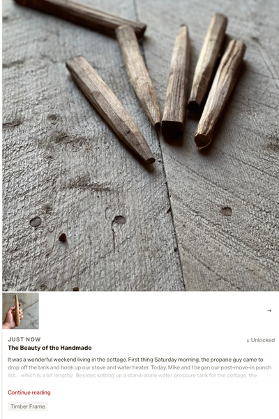 The Beauty of the Handmade