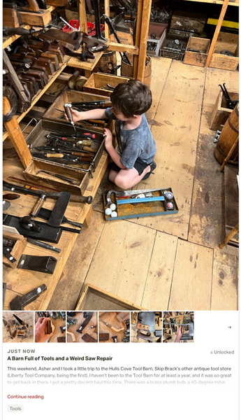 A Barn Full of Tools and a Weird Saw Repair