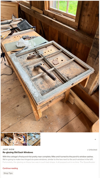 Re-glazing Old Sash Windows