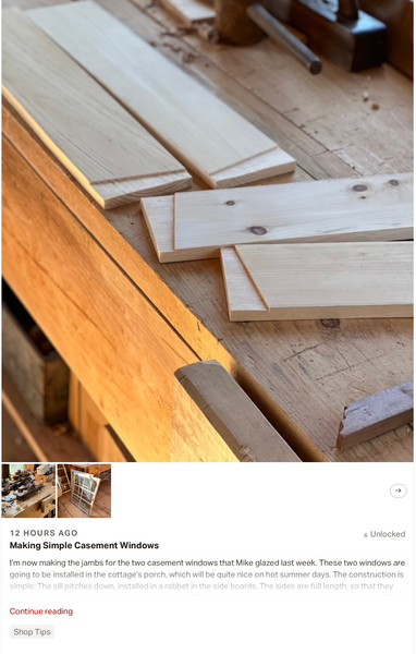 Making Simple Casement Windows