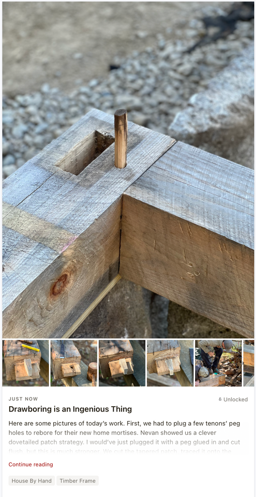Drawboring Drawboring is an Ingenious Thing – Mortise & Tenon Magazine