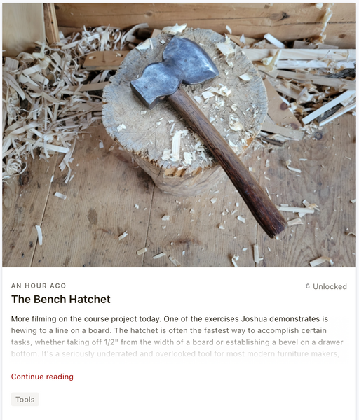 The Bench Hatchet