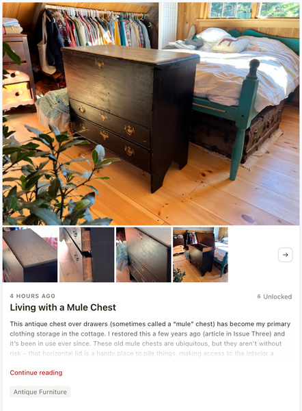 Living with a Mule Chest