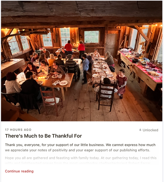 There’s Much to Be Thankful For
