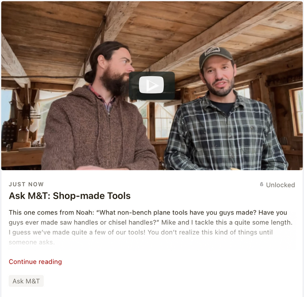 Ask M&T: Shop-made Tools