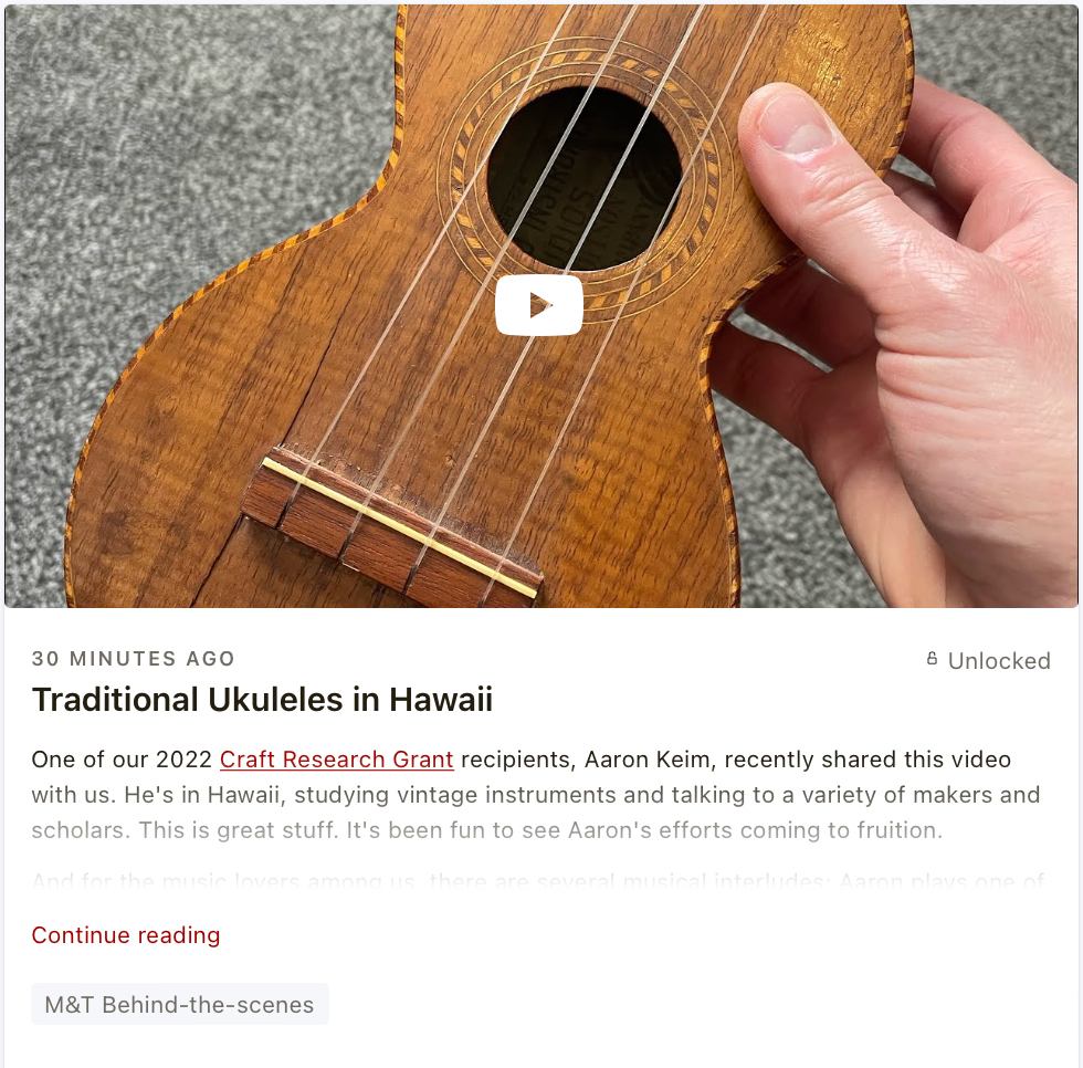 Traditional Ukuleles in Hawaii Mortise & Tenon Magazine