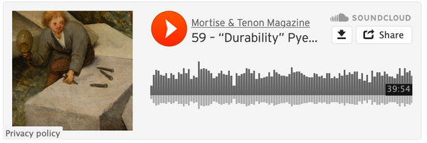 Podcast 59 – “Durability” Pye Ch 8