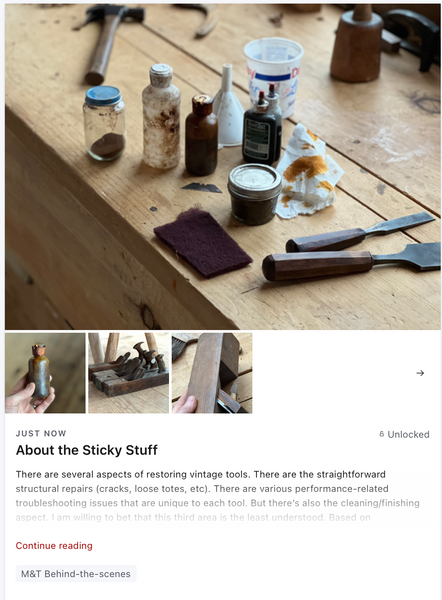 About the Sticky Stuff