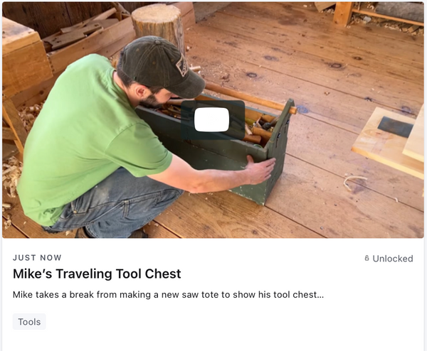 Mike’s Traveling Tool Chest