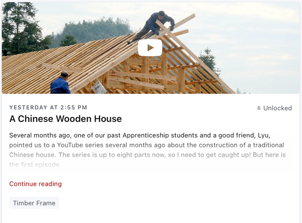 A Chinese Wooden House