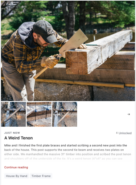 A Weird Tenon