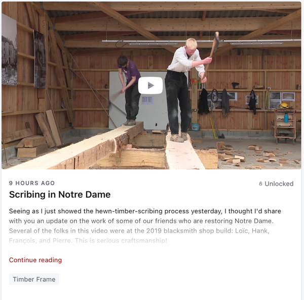 Scribing in Notre Dame