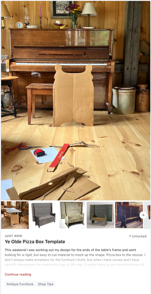 Ye Olde Pizza Box Template