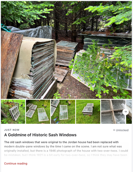 A Goldmine of Historic Sash Windows