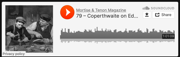 Podcast 79 – Coperthwaite on Education/Nurture